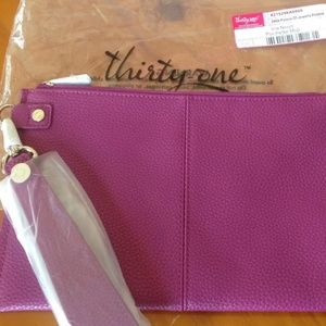 Wristlet by Thirty-One Via Noon Hot Pink